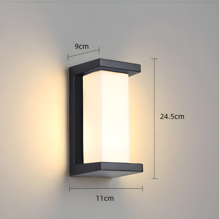 Karnz | LED Utomhus Rörelsesensor Vattentät Vägglampa