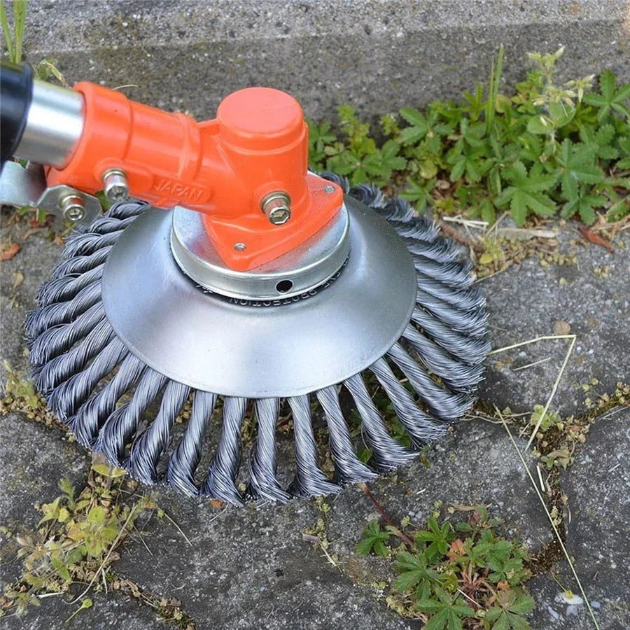 TurboTrimmer™️ Ogräsborste av kolstål