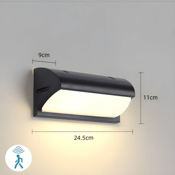 Karnz | LED Utomhus Rörelsesensor Vattentät Vägglampa