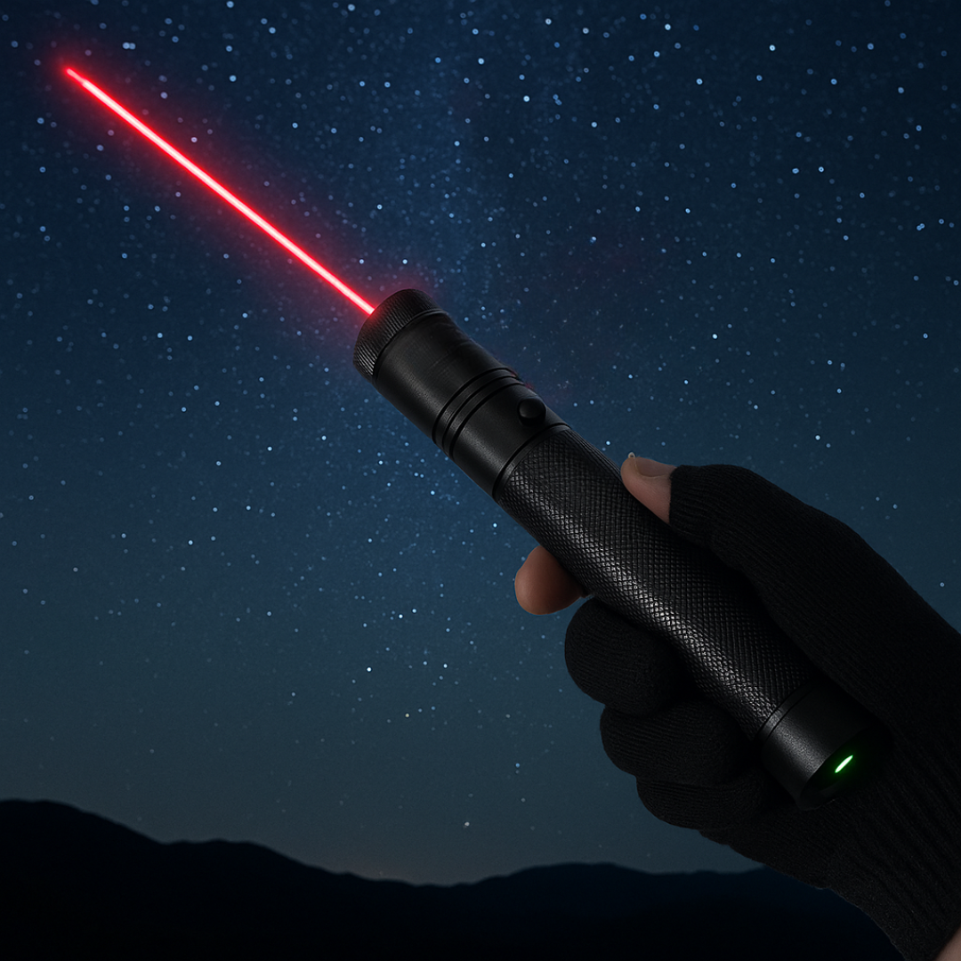 Uppladdningsbar högpresterande laserpekare ficklampa