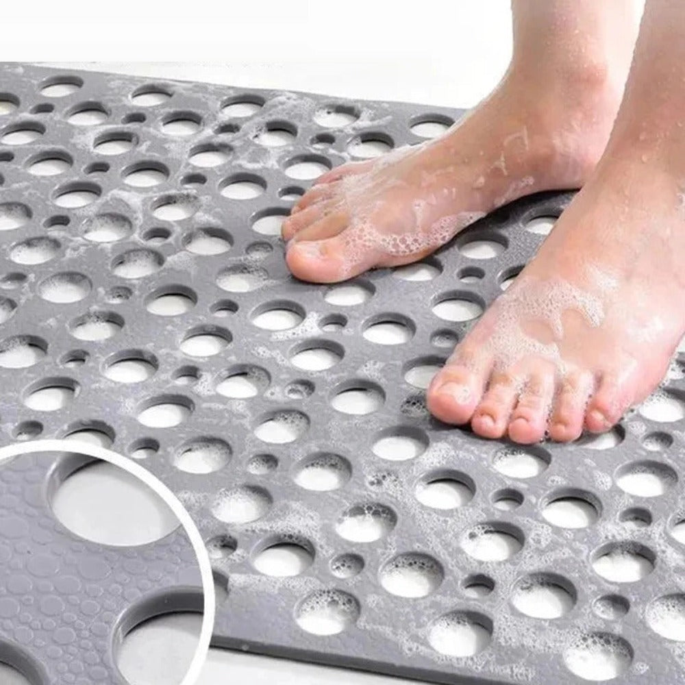 AquaGuard Antiskid Duschmatta – Hygienisk Badrugga med Sugfötter och Snabbtorkande Design | Karnz