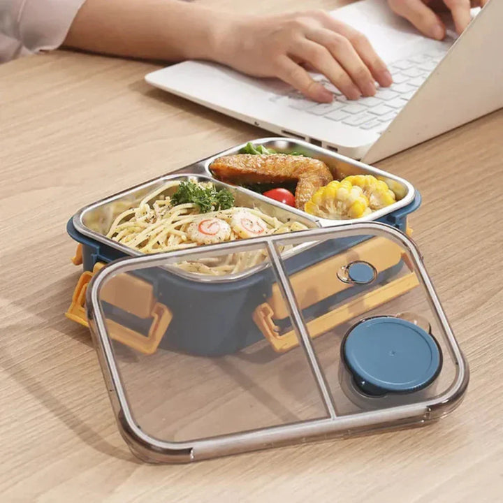 Lunchlåda i rostfritt stål, isolerad matbehållare
