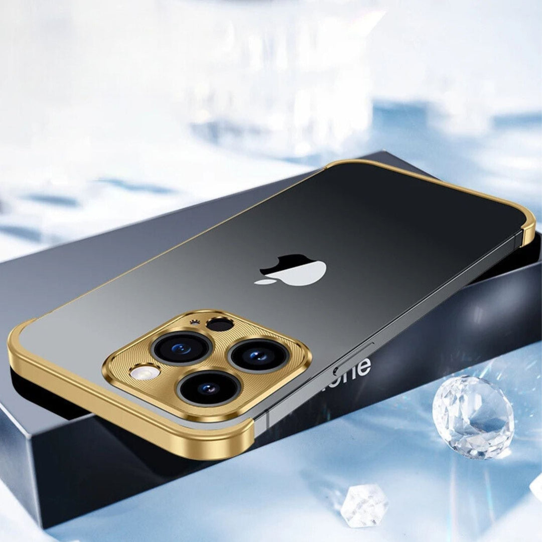 Ultradun metallfodral för iPhone – Osynligt skydd, Smalt och robust mobilfodral | Karnz