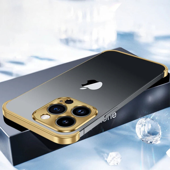Ultradun metallfodral för iPhone – Osynligt skydd, Smalt och robust mobilfodral | Karnz