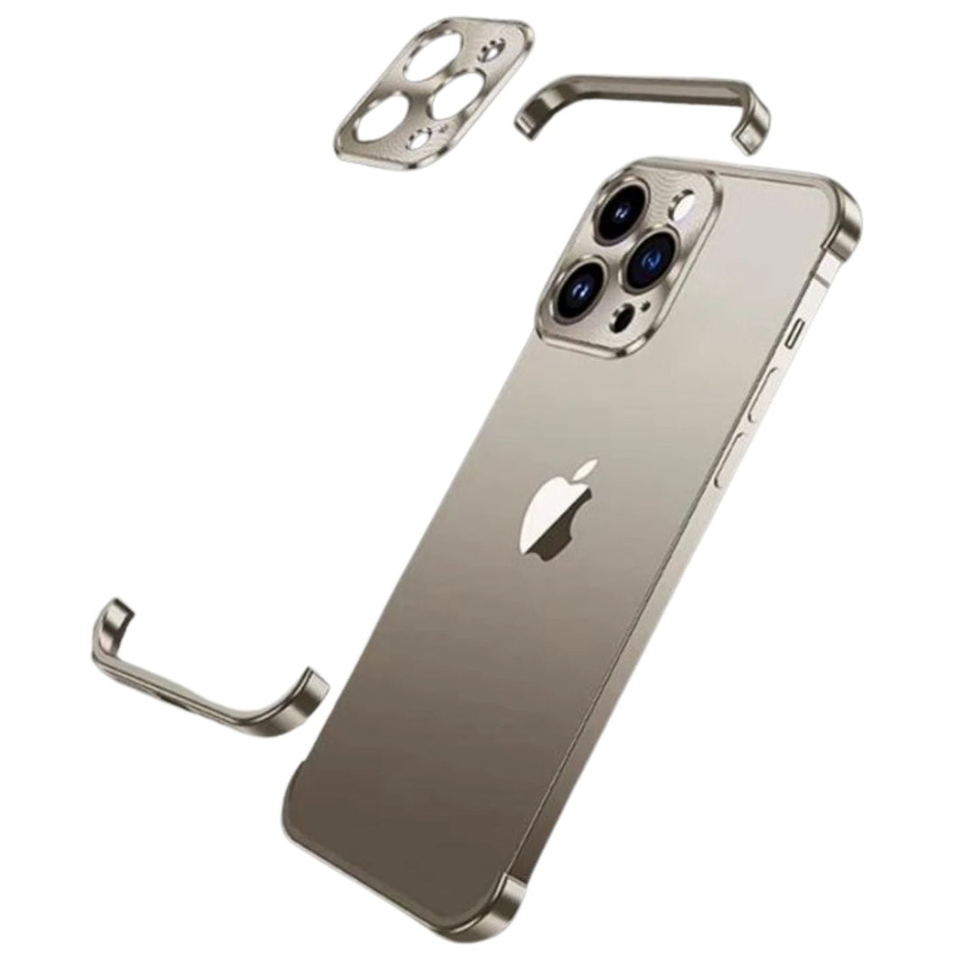Ultradun metallfodral för iPhone – Osynligt skydd, Smalt och robust mobilfodral | Karnz