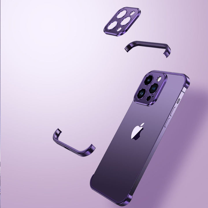 Ultradun metallfodral för iPhone – Osynligt skydd, Smalt och robust mobilfodral | Karnz