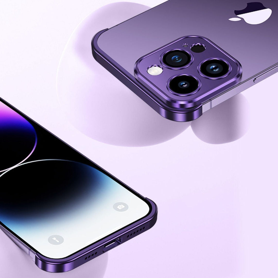 Ultradun metallfodral för iPhone – Osynligt skydd, Smalt och robust mobilfodral | Karnz