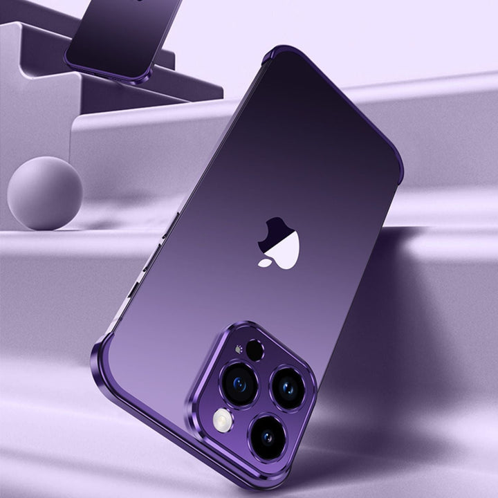 Ultradun metallfodral för iPhone – Osynligt skydd, Smalt och robust mobilfodral | Karnz