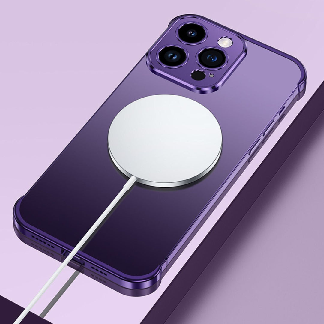 Ultradun metallfodral för iPhone – Osynligt skydd, Smalt och robust mobilfodral | Karnz