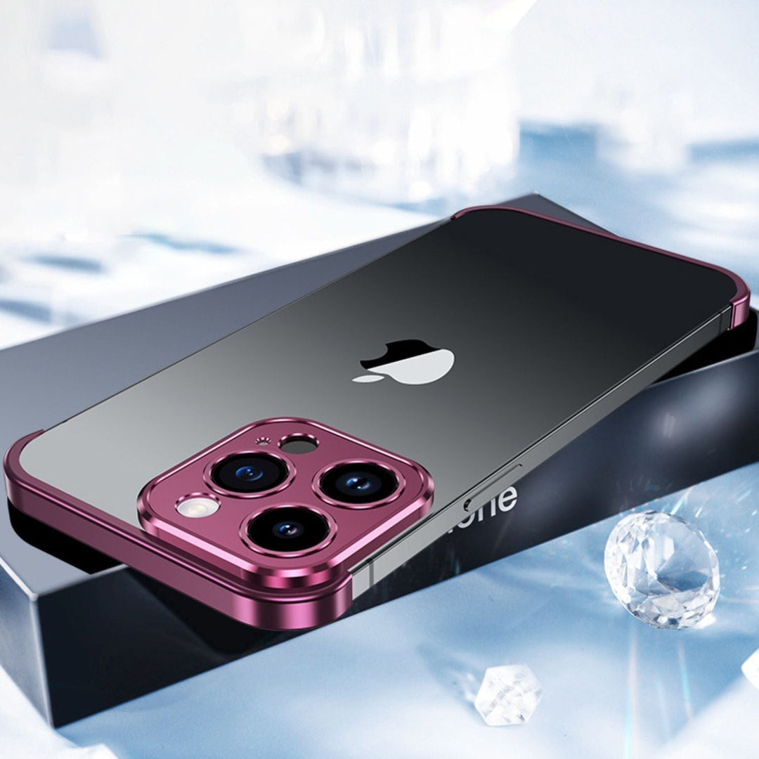 Ultradun metallfodral för iPhone – Osynligt skydd, Smalt och robust mobilfodral | Karnz