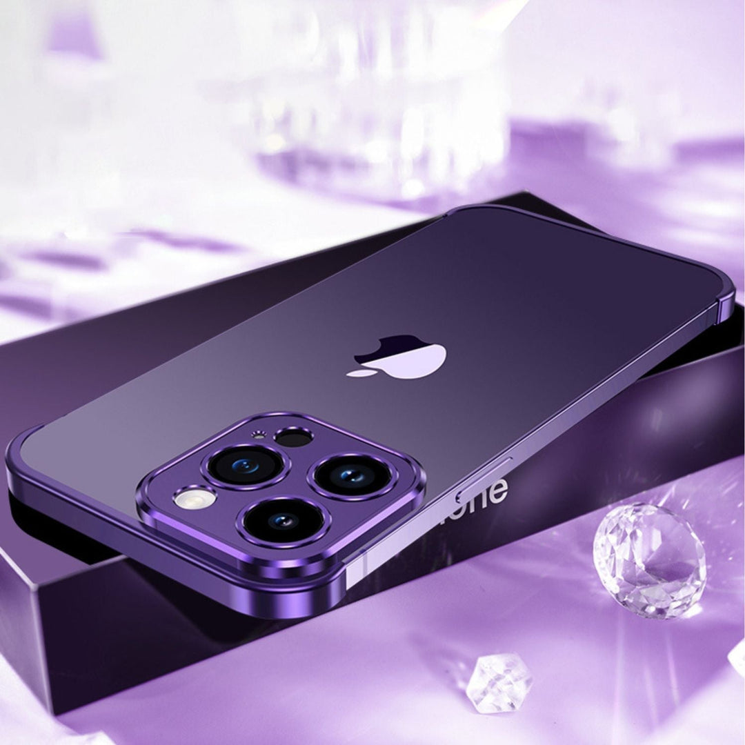 Ultradun metallfodral för iPhone – Osynligt skydd, Smalt och robust mobilfodral | Karnz