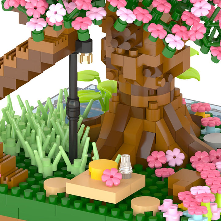 Karnz | Sakura Körsbärsblomsträdshus Nano-byggsats