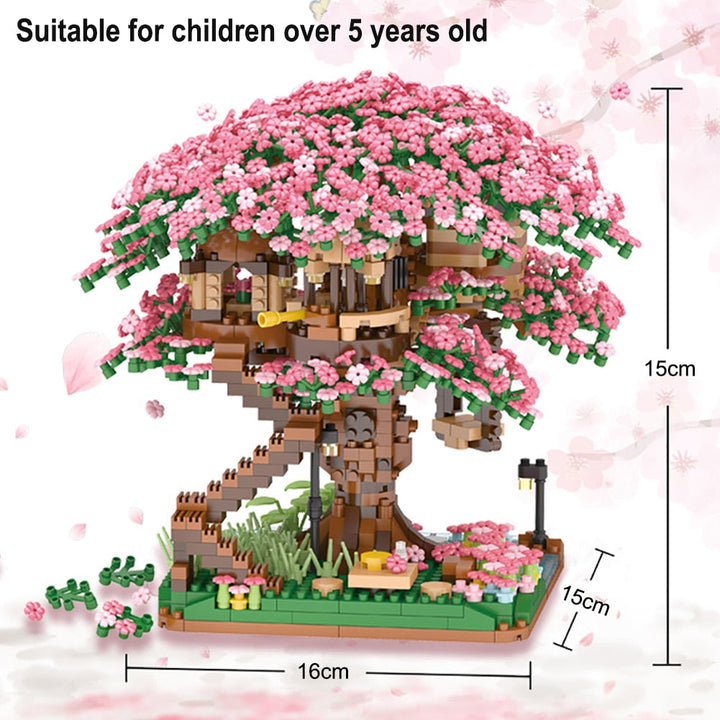 Karnz | Sakura Körsbärsblomsträdshus Nano-byggsats