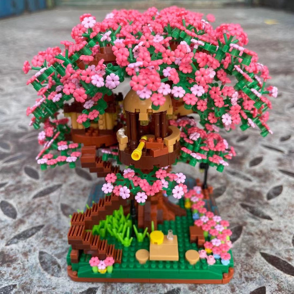 Karnz | Sakura Körsbärsblomsträdshus Nano-byggsats
