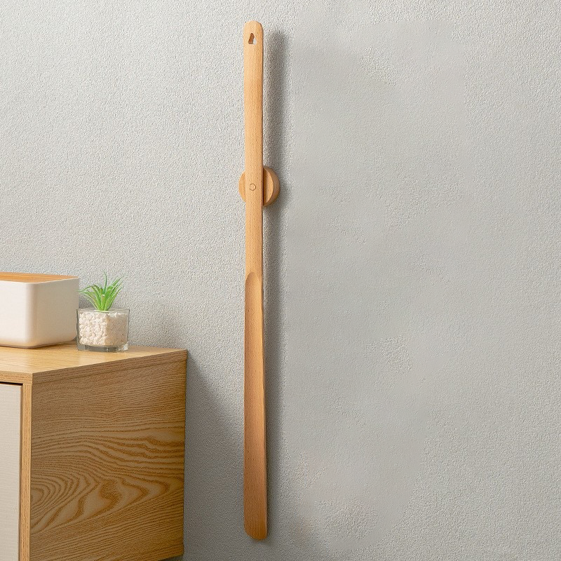 Sandsberg | Skohorn med Långt Handtag | Magnetisk Trädesign | Naturträ
