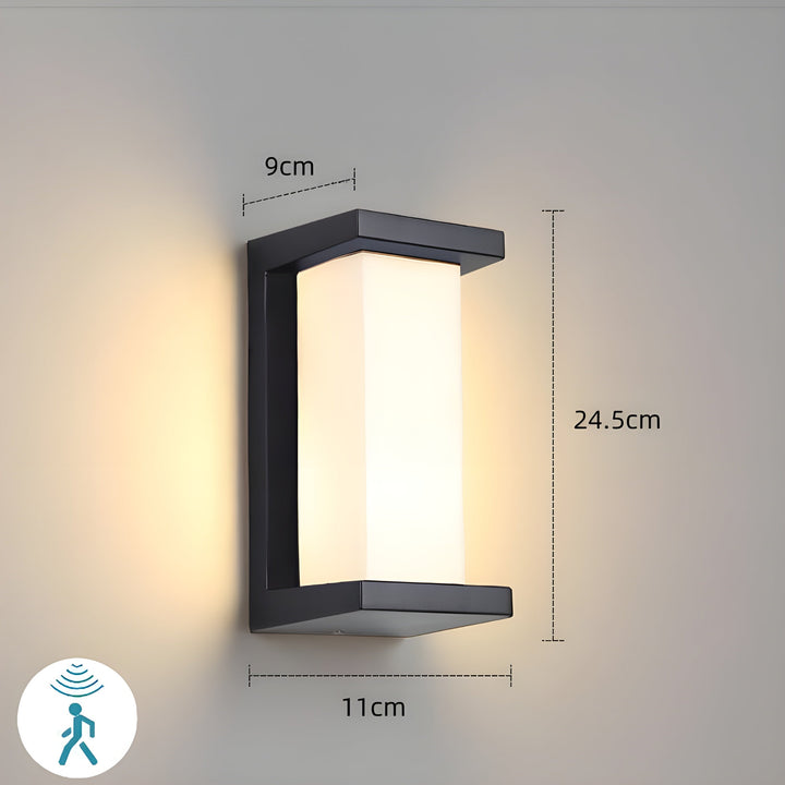 Karnz | LED Utomhus Rörelsesensor Vattentät Vägglampa