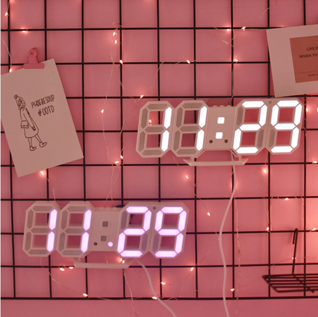 Intelligent 3D-Digitalväckarklocka