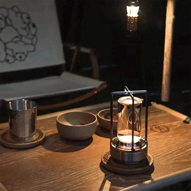 Elegant Kristall Bordslampa
