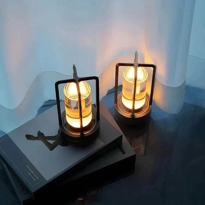 Elegant Kristall Bordslampa
