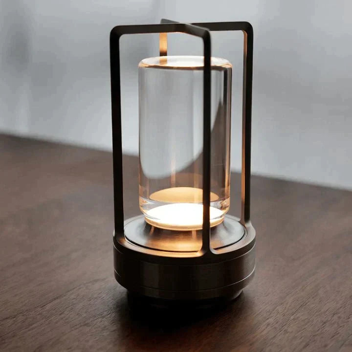 Elegant Kristall Bordslampa