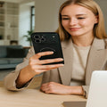 LUXEGUARD – Premium-skyddsfodral i läder med MagSafe för iPhone