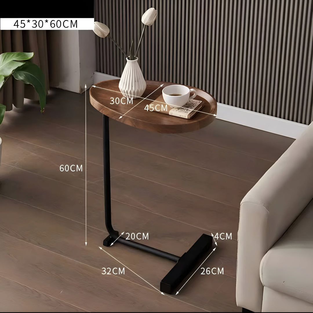 Mindre rullbar soffbord – Stilren och mångsidig | Kompakt för hemmet, hotell eller gästrum | Karnz