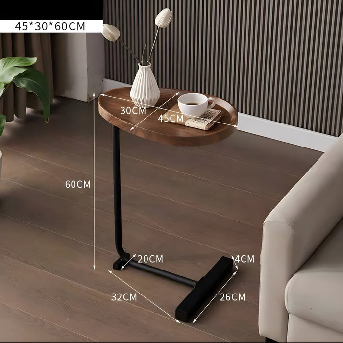 Mindre rullbar soffbord – Stilren och mångsidig | Kompakt för hemmet, hotell eller gästrum | Karnz