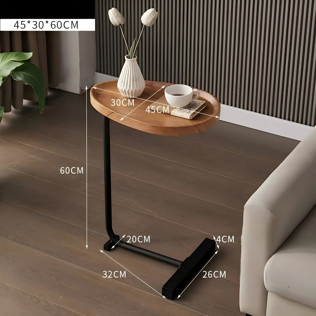 Mindre rullbar soffbord – Stilren och mångsidig | Kompakt för hemmet, hotell eller gästrum | Karnz
