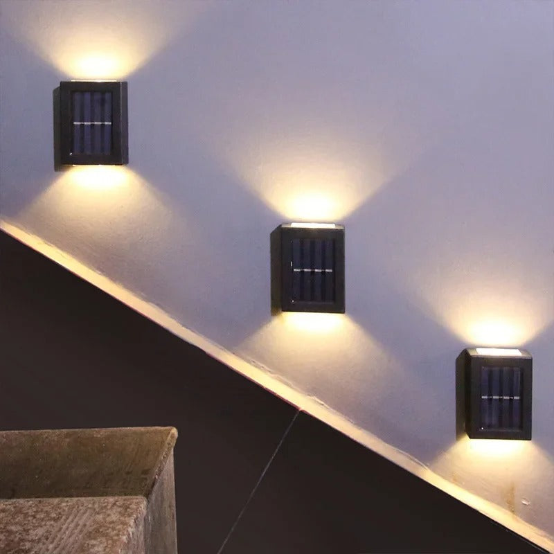 Karnz | SolarGlow Luxe Solvägglampor – Trådlösa, Stilsäkra &amp; Redo För Varma Kvällar