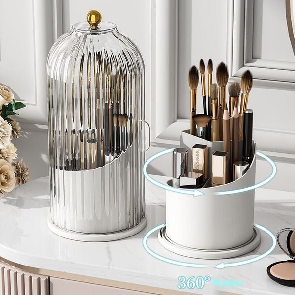 360° Organisatör Snurrbar Praktisk Elegant För Dina Make-up-Penslar | Karnz