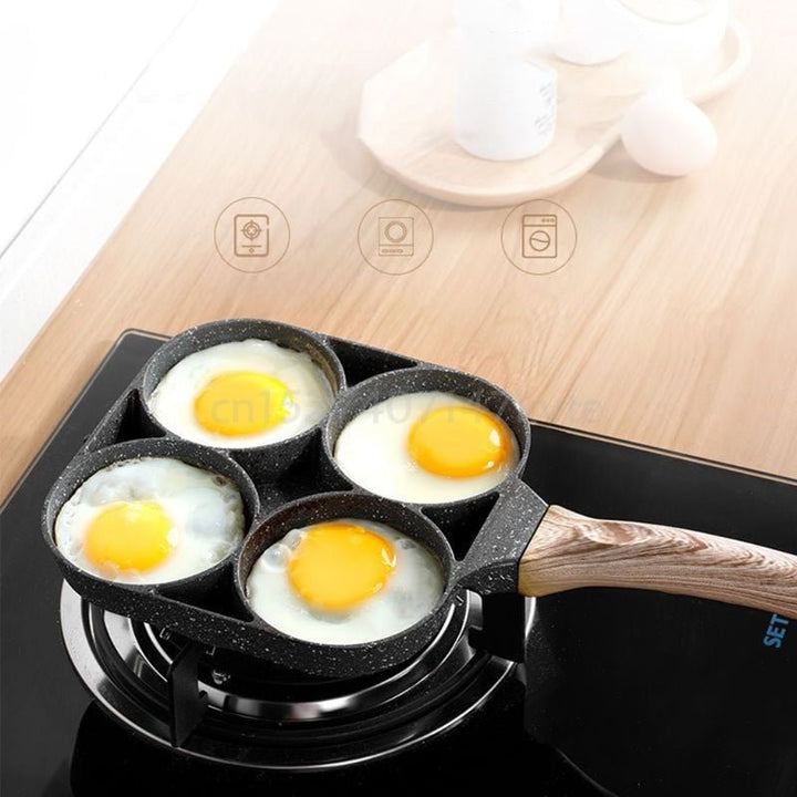 Non-stick 4-äggspanna