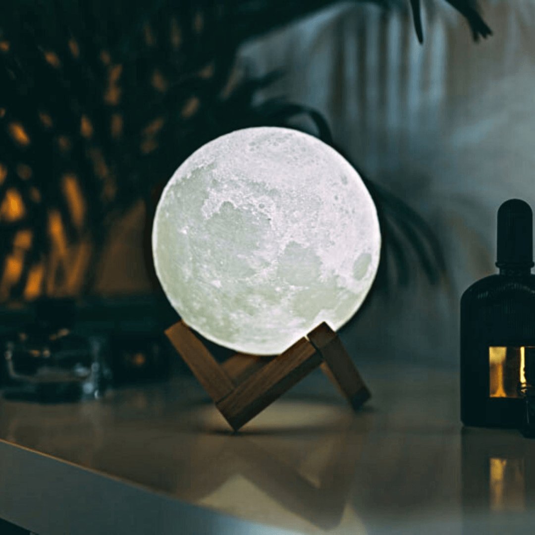 Månlampa - Lunar - Uppladdningsbar - Touchkontroll