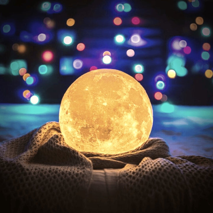 Månlampa - Lunar - Uppladdningsbar - Touchkontroll