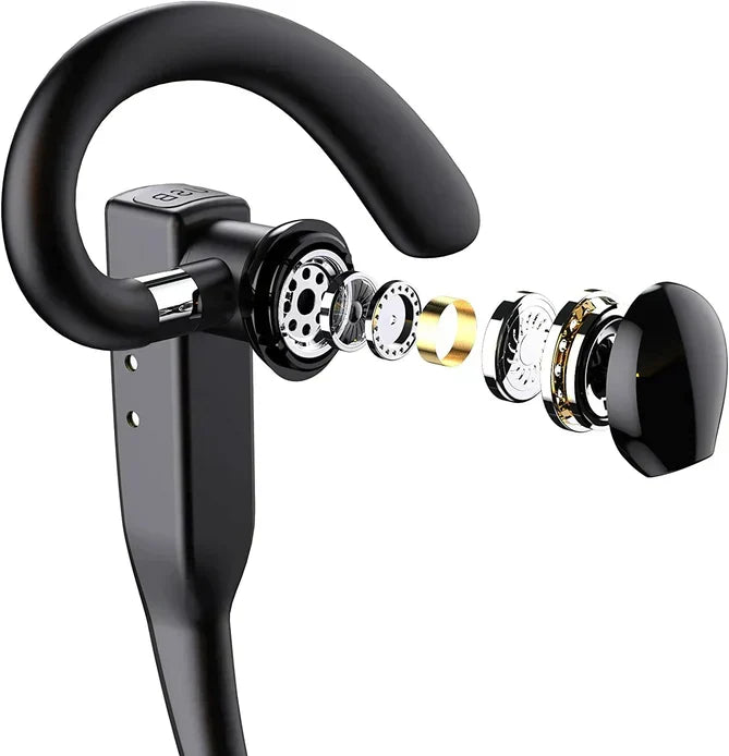 Trucker Dual Mic Trådlös Bluetooth 5.1 Brusreducerande Hörlurar