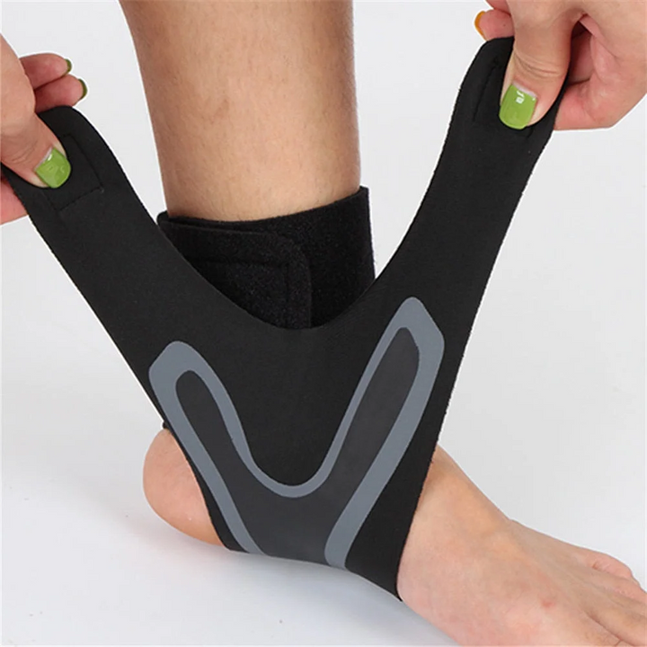 Plantar Ankel X Vriststöd Kompressionsstrumpa