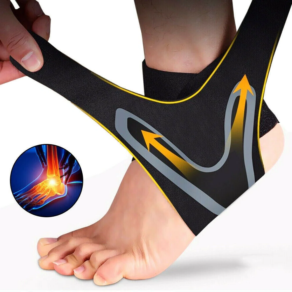 Plantar Ankel X Vriststöd Kompressionsstrumpa