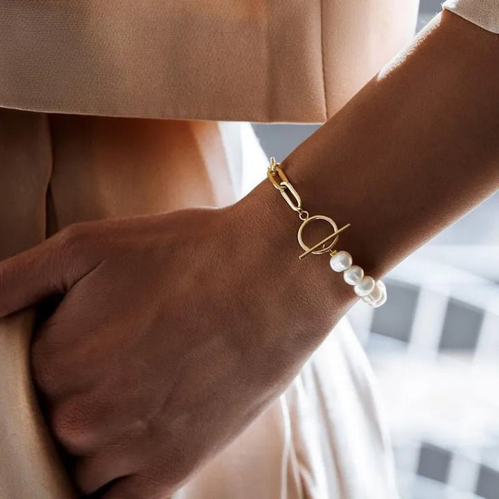 Karnz | Pappersklämma Halsband Perle blandat Armband och Halsband