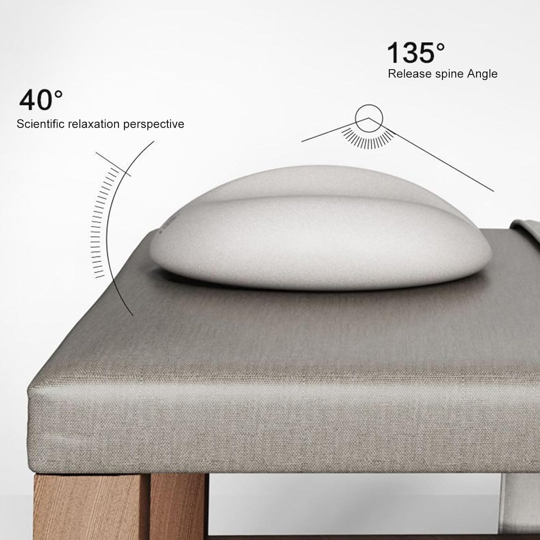 Ergonomiskt nackstöd för massagebänk