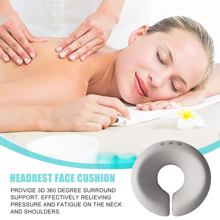 Ergonomiskt nackstöd för massagebänk