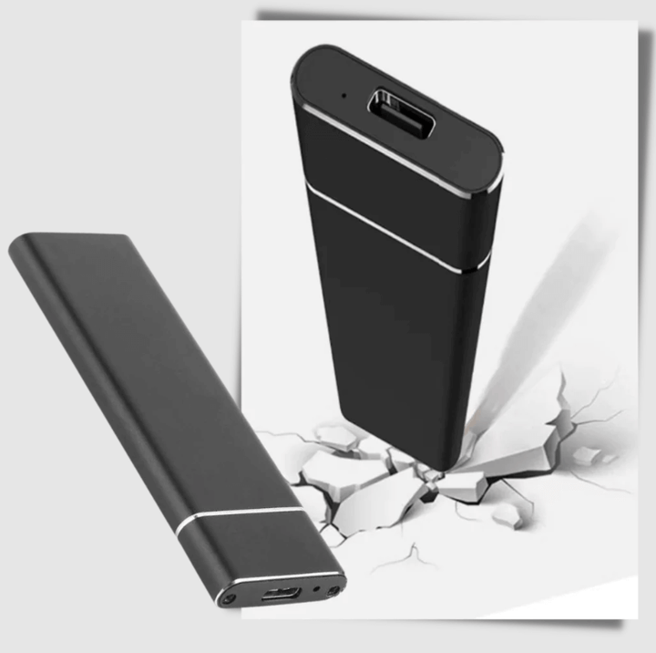 SafeStorage - Extern Mini-SSD-hårddisk 128 GB
