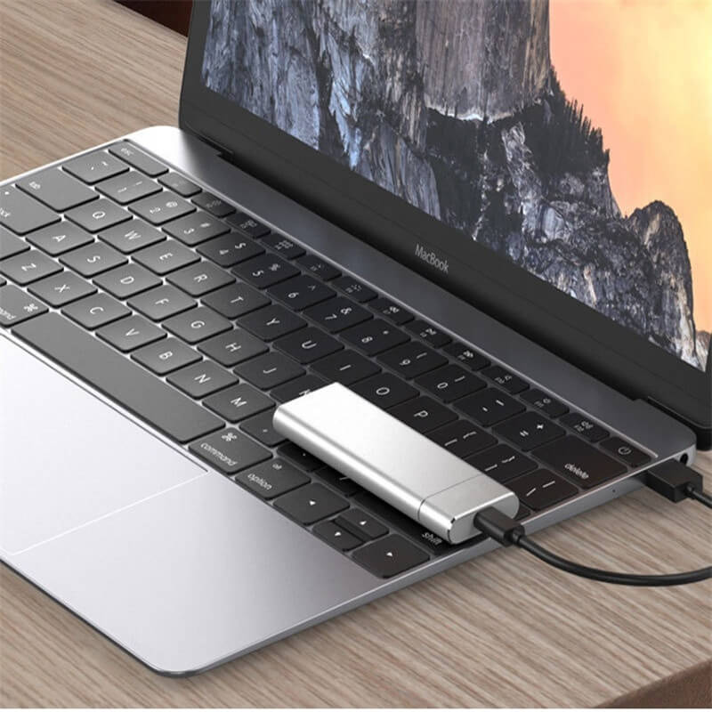 SafeStorage - Extern Mini-SSD-hårddisk 128 GB
