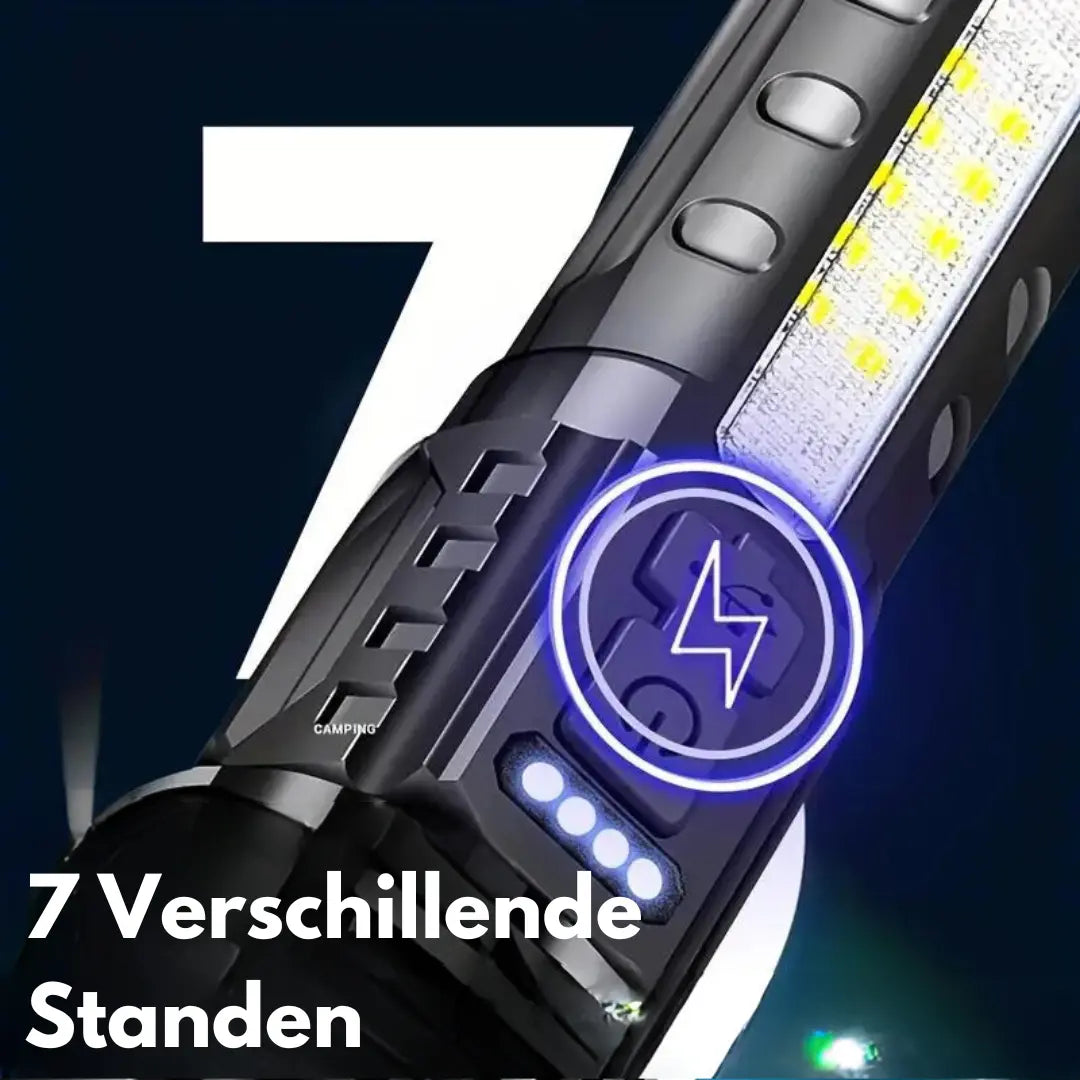 PowerBeam Militärficklampa med 5000 Lumen