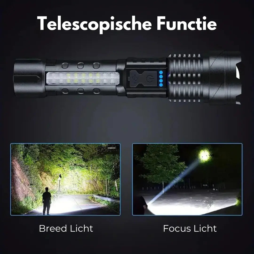 PowerBeam Militärficklampa med 5000 Lumen