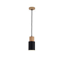 Designerhängande lampa med nordisk träfot