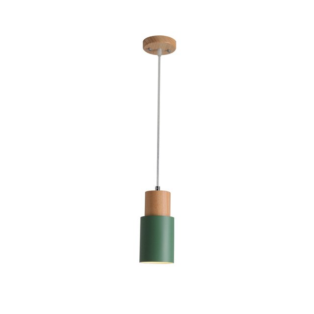 Designerhängande lampa med nordisk träfot