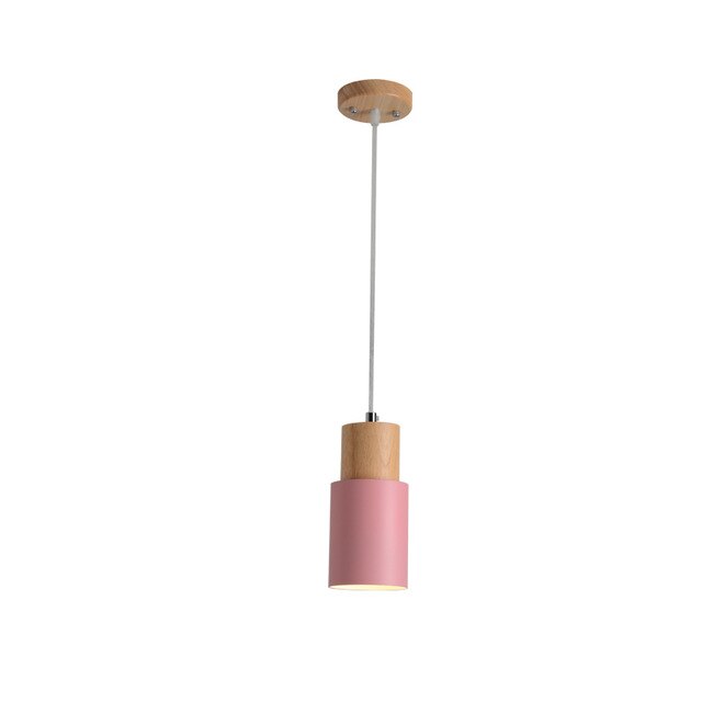 Designerhängande lampa med nordisk träfot