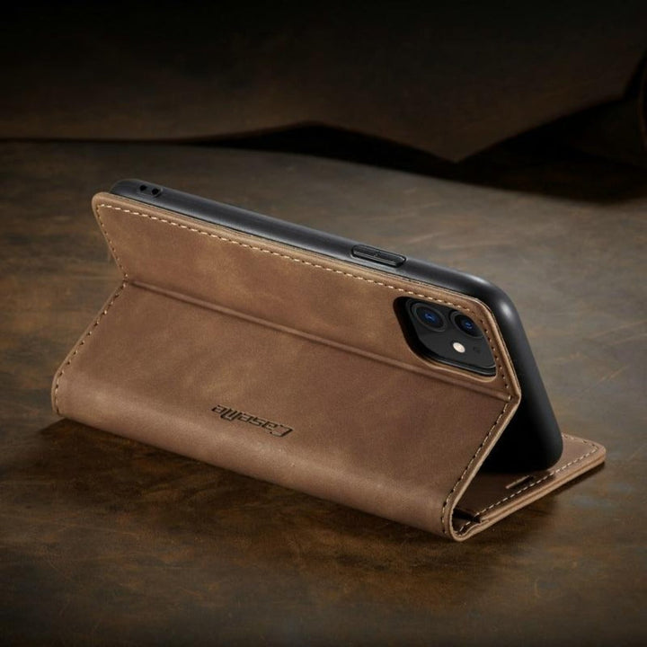 Karnz | Magnetisk Flip Plånboksfodral för iPhone