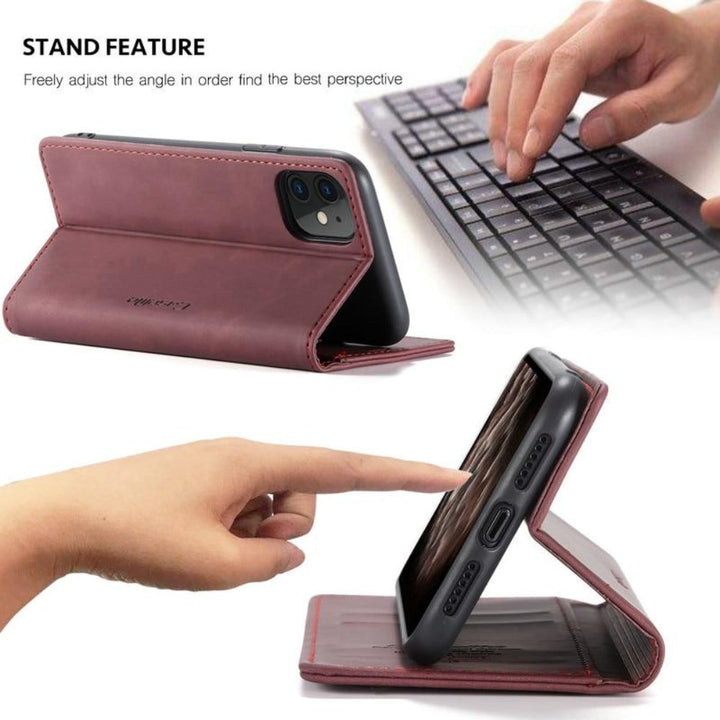 Karnz | Magnetisk Flip Wallet-fodral för iPhone