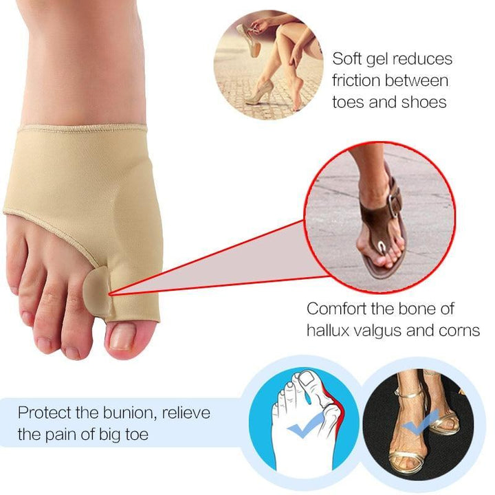 Karnz | Bästa Hallux Valgus Korrigeringsskena Kuddar Lindring Behandling Splint