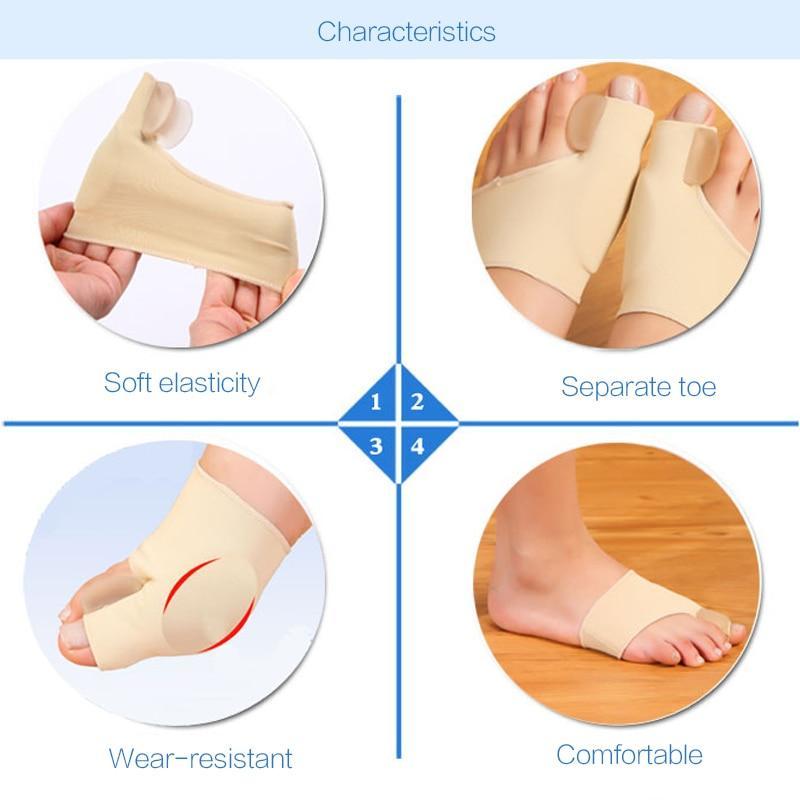 Karnz | Bästa Hallux Valgus Korrigeringsskena Kuddar Lindring Behandling Splint
